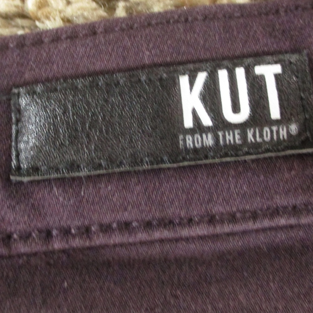 Kut From The Kloth Jeans Women's‎ 8 Purple Donna High Rise Ankle Skinny Denim - Picture 5 of 10